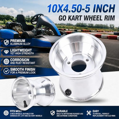 Aramox Wheel Rim, 10X4.50-5, 125mm