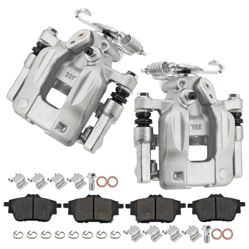 Rear Pair Brake Caliper Kit for Nissan Sentra 20-25 2.0 S SR SV - color: Rear Pair, size: with Pads