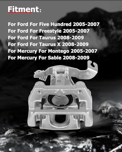 cciyu Rear Left & Right Disc Brake Calipers w/Bracket 18B4946 18B4947 - size: Rear[18B4946+18B4947]