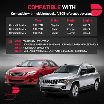 BDFHYK Engine Motor & Trans Mounts Compatible with Chrysler 200 2011-2014 - size: 2011-2019 Chrysler 4PCS
