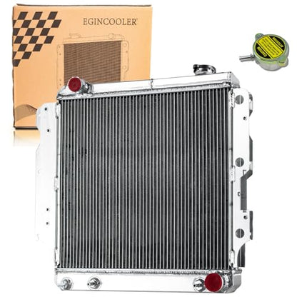 3-Row Radiator for 1987-2006 Jeep Wrangler TJ YJ 2.4L 2.5L 4.0L 4.2L L4/L6