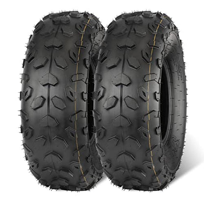 MaxAuto ATV Tires 19x7-8 19x7x8 19x7 8 ATV UTV Off-Road Tire All-Terrain Mini Bike Tire 4PR Tubeless Sport-tire, Set of 2
