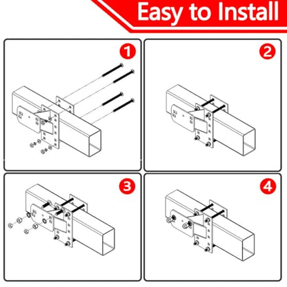 Stainless Spare Tire Carrier Mount for Boat Trailer