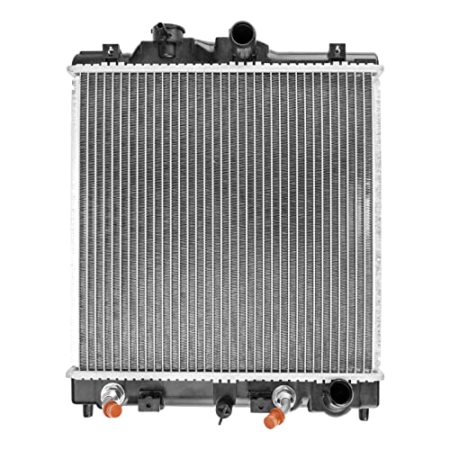 CU1290 Assembly Aluminum Core radiator Compatible with 1992-2000 Civic, 1993-1995 Civic del Sol 1.6L, 1993-1995 Civic del Sol 1.5L, 1996-1997 Civic del Sol - style: CU1290