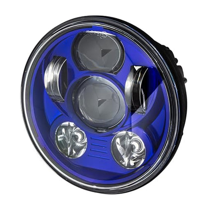 Eagle Lights 5.75 inch Generation III Headlight Kit with Bracket and Hardware Replacement for Honda VTX 1300 & 1800 (Blue) - color: Blue Generation III