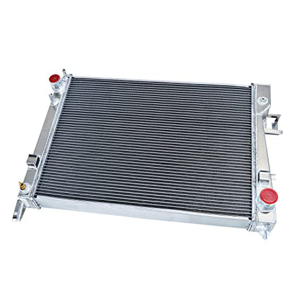 ALLOYWORKS 4 Row Radiator For 2002-2004 Dodge Ram 1500 3.7L 4.7L 5.7L/ 2003 Ram 2500 3500 5.7L