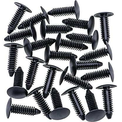 Rexka 25pcs 5/16 Hole Fender Liner Splash Shield Trunk Lid Bumper Cover Trim Retainer Clip Fastener for GM 10121502 Buick Cadillac Chevrolet GMC Hummer Oldsmobile Pontiac Saturn - color: 25pcs