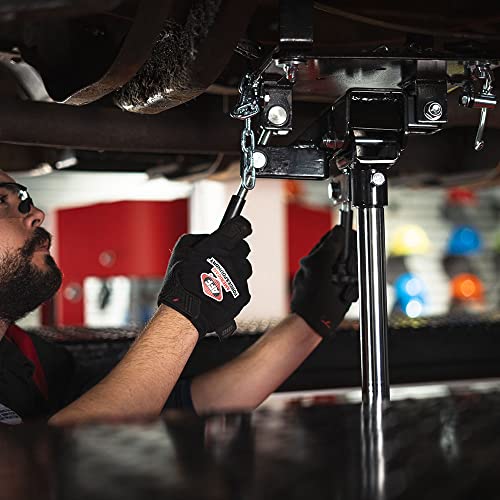 AFF Telescoping Transmission Jack - Truck Transmission Floor Jack with Universal Head and Wide Base (Multiple Weight Capacities) - size: 1,100 lbs Capacity, style: Air Assist