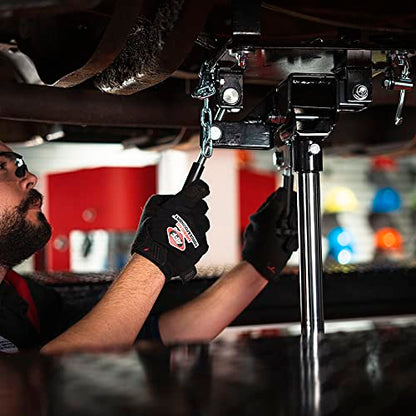 AFF Telescoping Transmission Jack - Truck Transmission Floor Jack with Universal Head and Wide Base (Multiple Weight Capacities) - size: 1,100 lbs Capacity, style: Air Assist