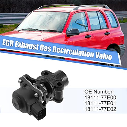 X AUTOHAUX EGR Exhaust Gas Recirculation Valve for Chevrolet Tracker 1999-2004 for Suzuki Vitara Aerio Esteem Grand XL-7 Sidekick L4 1.6L 1.8L 2.0L 2.3L