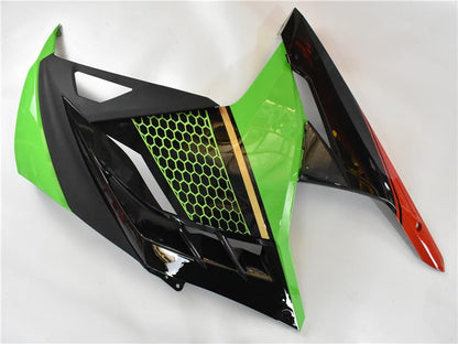 US STOCK Green Black Red Fairing Fit for Kawasaki Ninja 2013-2017 EX300 - color: 009 Green Black Red