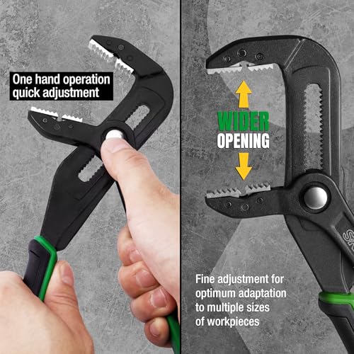 SK 10'' Water Pump Pliers, Self-adjusting Jaw Groove Joint Pliers - size: 10" Groove Joint Pliers