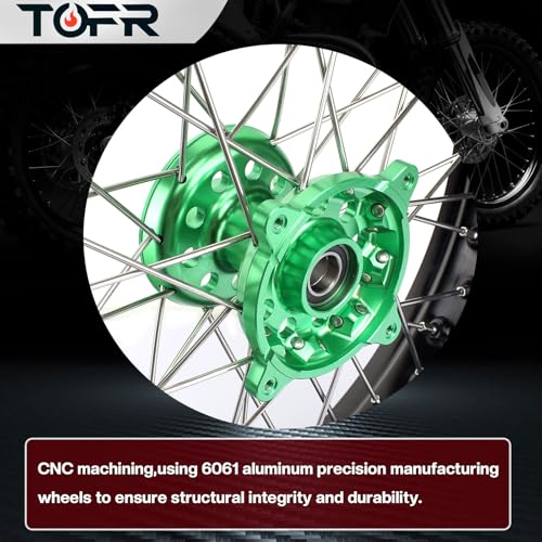 TOFR 17" Front Wheel Rim for Kawasaki KX125 KX250 06-13 KX250F KX450F 06-18 - size: 17" Front