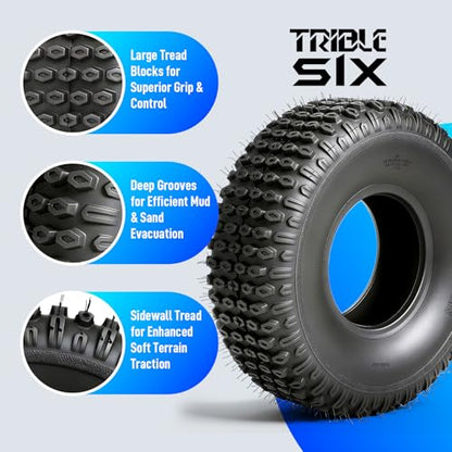 Set of 2 20x7-8 ATV/UTV Tires, 20x7x8 All-Terrain Tires