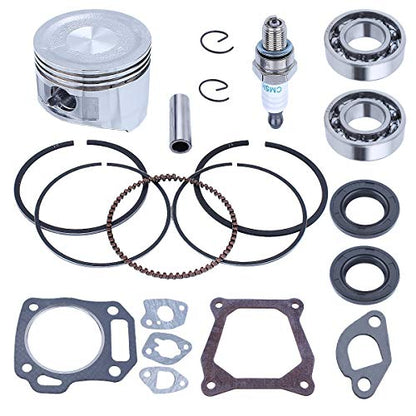 Adefol Cylinder Head Pistion Kit Crankshaft Bearing Oil Seal Rebuild Gasket for Honda GX160 GX200 5.5hp 6.5HP Engine