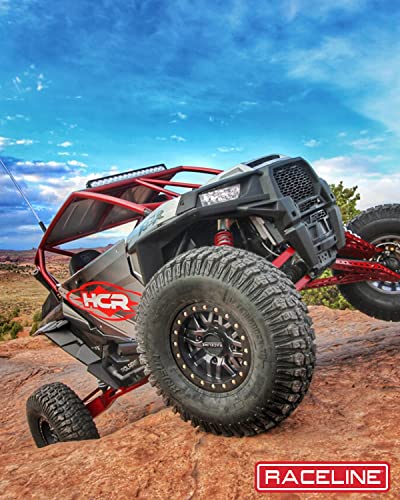 Raceline Wheels A91G RYNO UTV/ATV Wheel Gun Metal W/Black Ring 14x7" 4x156", 10 mm offset/(4.39"B/S) - color: GUN METAL w/BLACK RING, size: 14x7" inches, 4X156, 10/4.39"