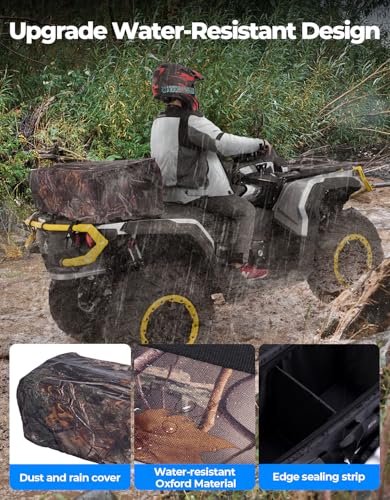 KEMIMOTO ATV Bag, 83L Large ATV Cargo Bag with Cooler