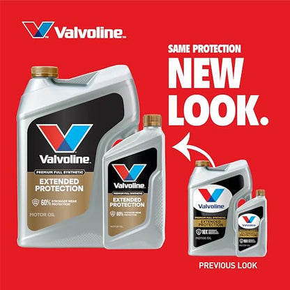 Valvoline Extended Protection Full Synthetic Motor Oil SAE 0W-20 5 QT, Case of 3 - size: 5 QT, Pack of 3, style: Extended Protection