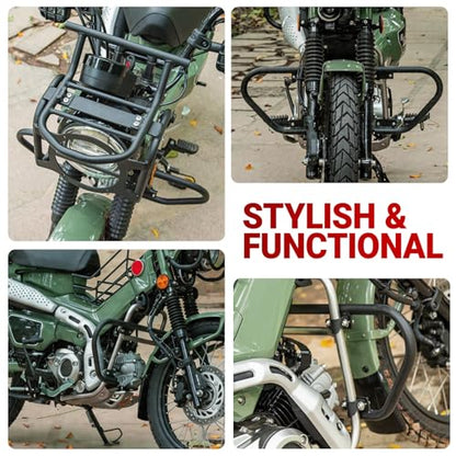 WOLFLINE Crash Bar for Trail 125 CT125 Hunter Cub 2020-2026 Engine Guard - size: Small