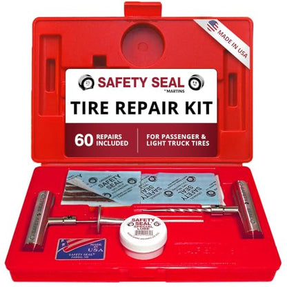 Safety Seal Tire Repair Kit Auto/LT Deluxe Kit, 60 Standard Repairs (4")