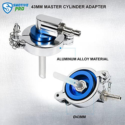 SMOTIVEPRO 43mm Brake Bleeder Adapter, Compatible with Toyota and Lexus - size: 43mm Master Cylinder Adapter