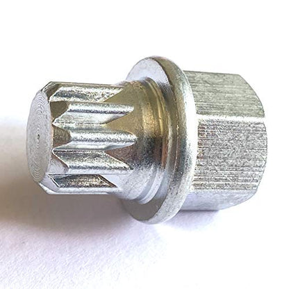 11 Splines Anti-Theft Wheel Lock Nut Key Adapter 8D0601139F001 Compatible with ABC 11 Teeth (Pointy) 1997-2007 VW Bettle Bora Golf Jetta Passat Audi A4 A6 S6 A8 TT SEAT Skoda