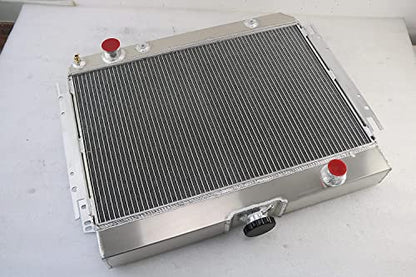 3 Row Aluminum Radiator Compatible For Chevy Bel Air Impala El Camino Biscayne 63-68 64 65 66 67 3 Core Full Aluminum Radiators - size: 3 Row