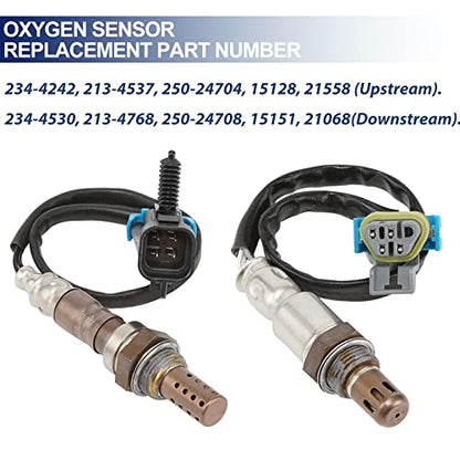O2 Sensor Upstream and Downstream for Chevy Captiva Equinox for GMC Terrain - size: 234-4242 234-4530