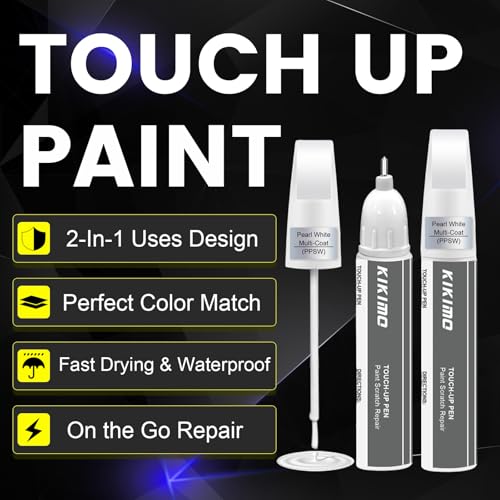 KIKIMO for Tesla Touch Up Paint(Red Multi-Coat(PPMR)) - color: Red Multi-Coat(PPMR)