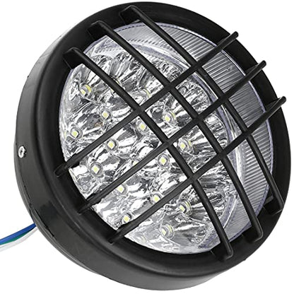 FVRITO 12V LED Front Head Light Lamp for 110cc 125cc 150cc 200cc 250cc TaoTao Coolster Roketa Yamoto Vitacci JCL Kazuma Peace RPS ICEbear Apollo Sej BULL KXD FARM Sunl Kandi ATV Quad 4 Wheeler Go Kart