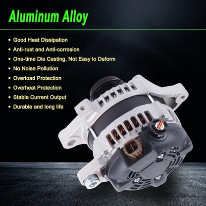 Alternator Compatible with 2011-2013 Corolla 2011-2014 Matrix 1.8L - size: 2011-2013 Corolla