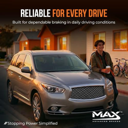 Max Advanced Brakes Front Brake Kit For Nissan Murano
