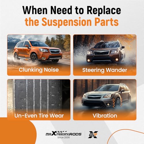 maXpeedingrods 4Pcs Front Lower Control Arms for Subaru Forester 2009-2013 - size: 4Pcs