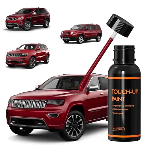 PRP/JRP Deep Cherry Red Touch Up Paint for Jeep, Automotive Paints - color: PRP/JRP Deep Cherry Red