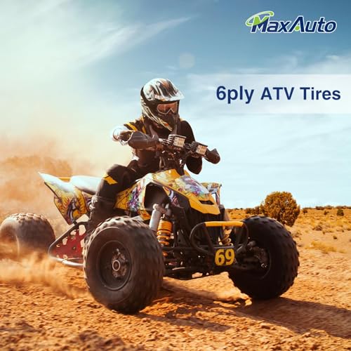 MaxAuto AT18x9.50-8 ATV Tires 18x9.5-8 Lawn tractor Tires 18x9.5x8 Zero Turn Mower Tire,6Ply Tubeless,2 Pack - size: 18x9.5-8
