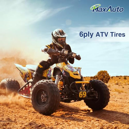 MaxAuto AT18x9.50-8 ATV Tires 18x9.5-8 Lawn tractor Tires 18x9.5x8 Zero Turn Mower Tire,6Ply Tubeless,2 Pack - size: 18x9.5-8