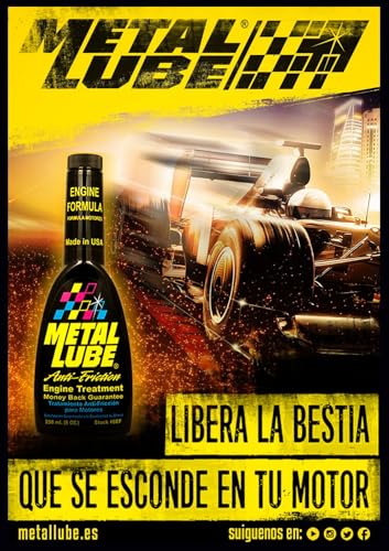 Metal Lube Engine Treatment, Anti-friction 8 Oz