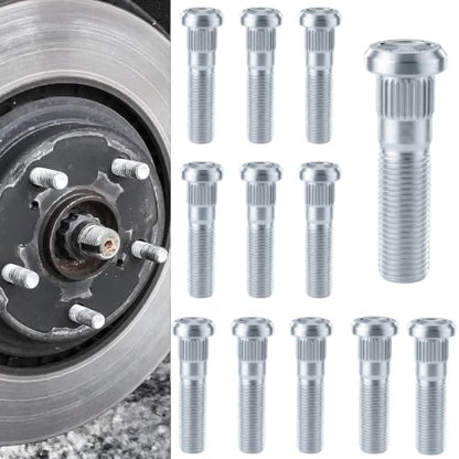 12PCS Trailer Studs 1/2-20 UNF Fit Lippert Dexter 2000-7000LB Axles - color: 1/2''-20 Wheel Stud, size: 12pack