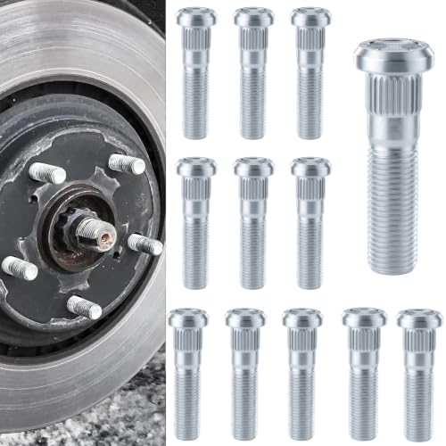 12PCS Trailer Studs 1/2-20 UNF Fit Lippert Dexter 2000-7000LB Axles - color: 1/2''-20 Wheel Stud, size: 12pack