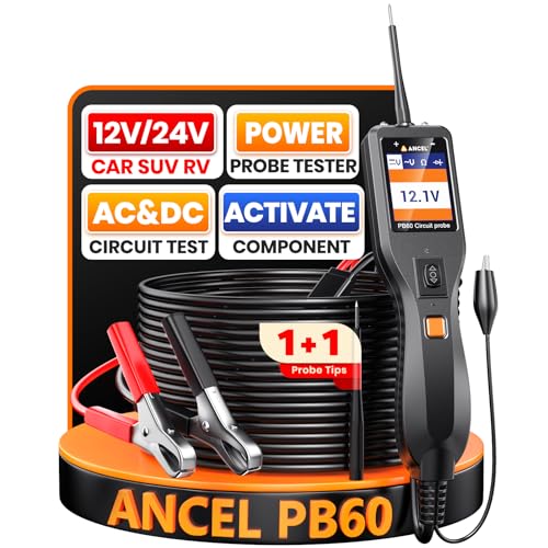 PB60 Automotive Power Circuit Probe, 12-24V Vehicle Component Activation ﻿ - color: Orange Black