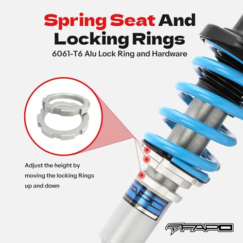 FAPO Coilover for Honda Civic 2001-2005 EM ES EP3 Including SI - size: 2001-2005
