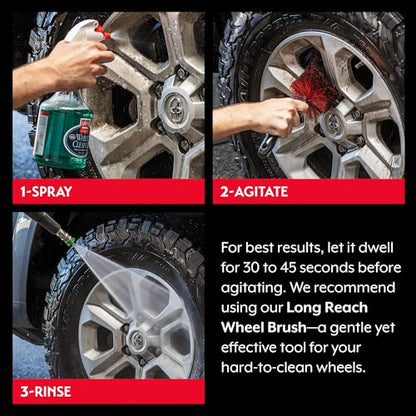 Griot's Garage Wheel Cleaner for All Finishes, Car Tire Rim Cleaning, Brake Dust and Grime Remover, PH Balanced, 11107, One Gallon - size: 128 Fl Oz (Pack of 1)