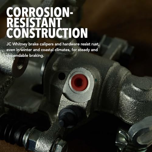 JC Whitney Rear Left Brake Caliper Assembly with Bracket