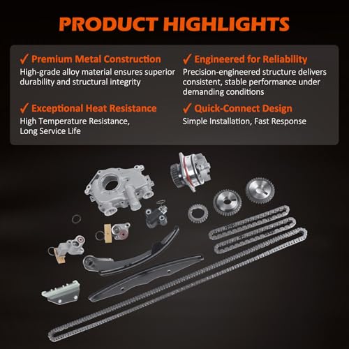 Timing Chain Kit 4.0L Fit for 05-10 Frontier Xterra Pathfinder VQ40DE - color: For 2005-2010 Frontier Pathfinder Xterra