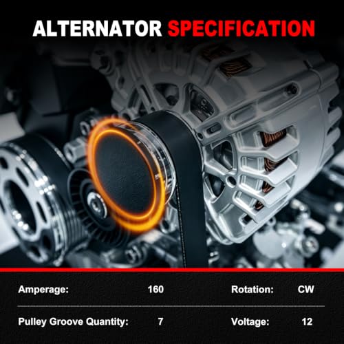 Alternator for 2003-2006 Ram 1500/2500/3500 PICKUP V8 5.7L 13988N - size: 2003-2006 Ram 1500 PICKUP V8 5.7L