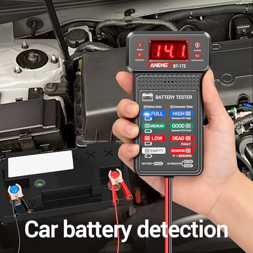 ANENG 12V Car Battery Tester,Automotive Voltmeter and Alternator Analyzer