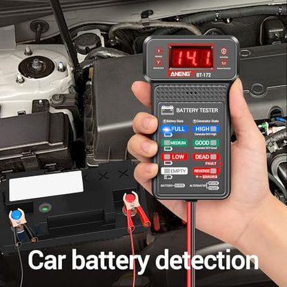 ANENG 12V Car Battery Tester,Automotive Voltmeter and Alternator Analyzer