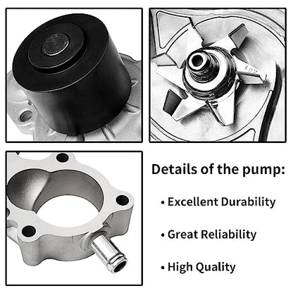 Timing Belt Kit Water Pump, Fit For 1995-2004 Toyota 4Runner, Tacoma 3.4L - size: TKT025 With Thermostat