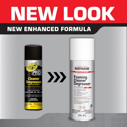 Rust-Oleum Professional Cleaners Foaming Cleaner Degreaser | 20oz Aerosol Can | Professional Strength - size: 20 Ounce (Pack of 1)