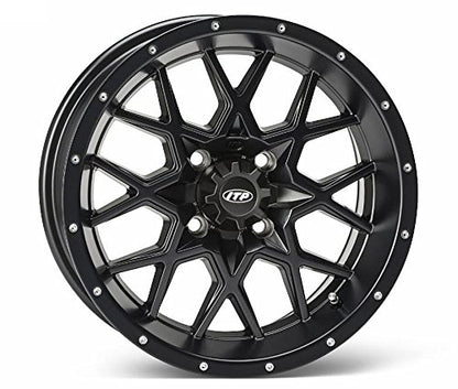 ITP Hurricane ATV Wheels/Rims Matte Black 15" Can-Am Commander Maverick Renegade Outlander Defender